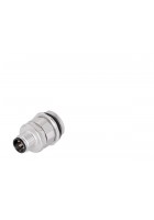 86 0431 0003 00005 M12-A male panel mount connector